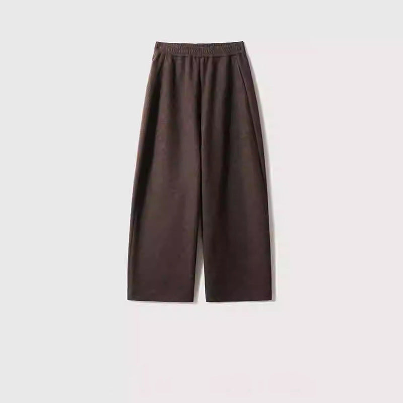 Dame elegant Culotte-bukser med vidt skåret ben og høj talje Stilla