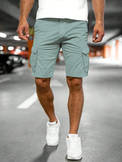 Herren multifunktionale Cargo-Shorts med praktiske sidelommer Stilla