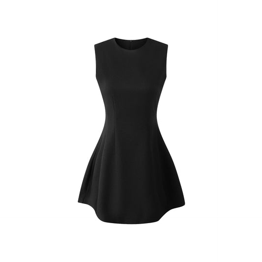 Dame A-linje kjole med elegant flatterende snit og skjulte lommer Stilla