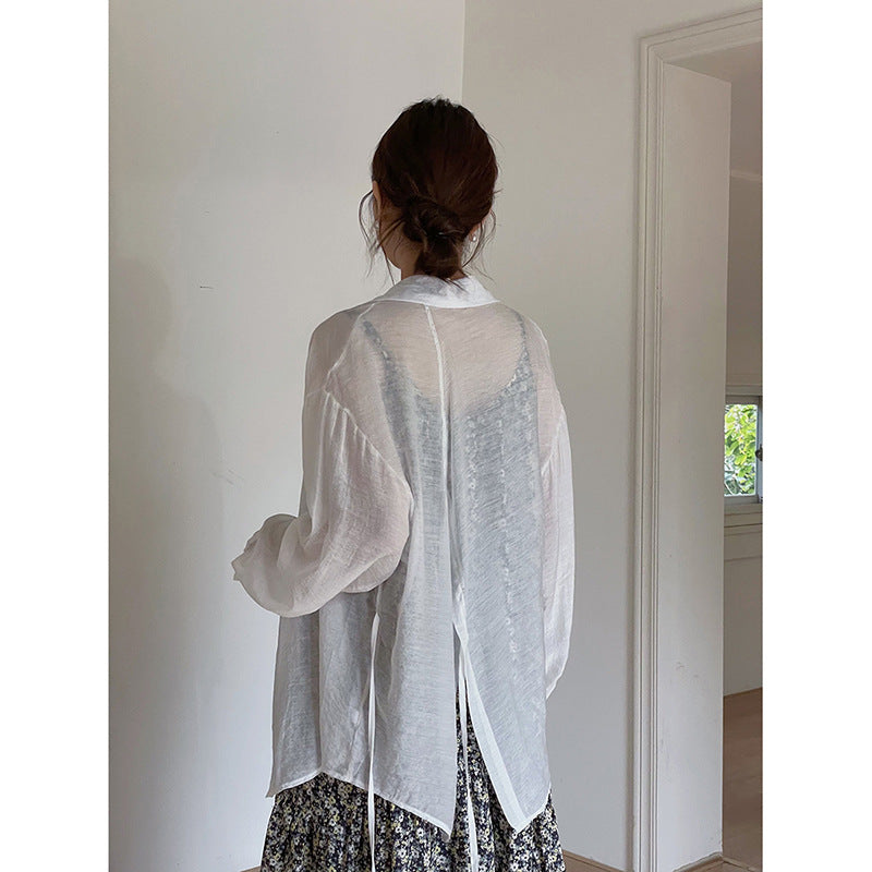 Dame afslappet overshirt lavet af let, åndbart materiale med afslappet snit Stilla