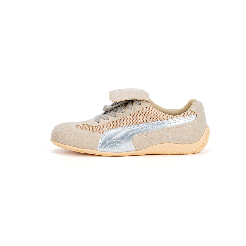Dame sneakers med åndbar mesh-overflade og fleksibel velcro Stilla