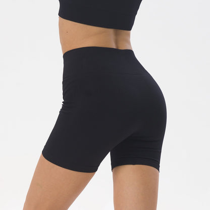 Stilla | Raise High Waist Seamless Yoga Pants Kvinders Hurtigtørrende Peach Fitness Shorts