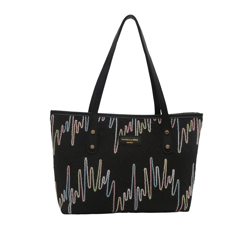 Dame dekorativt mønster bærepose Stilla