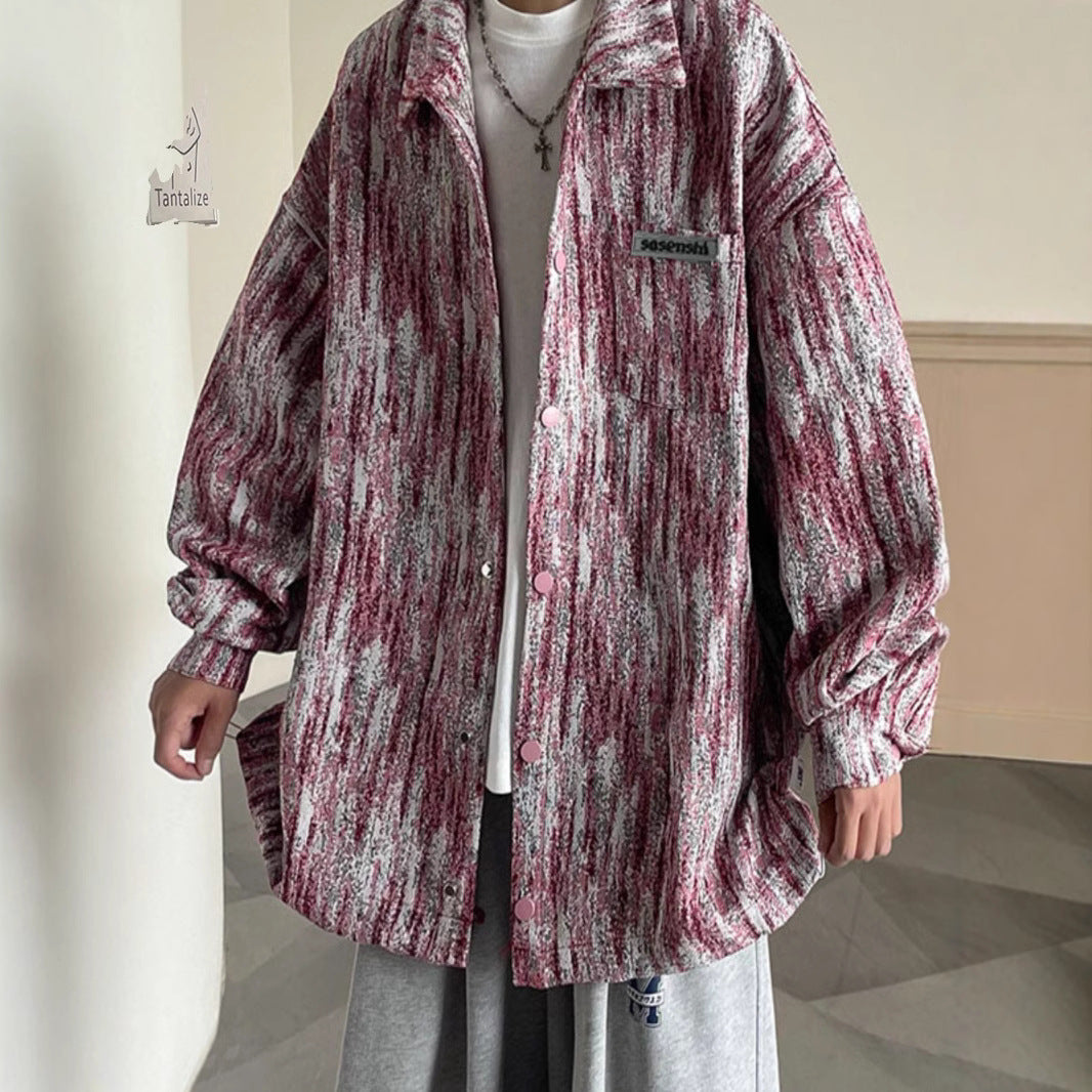 Dame plus size jakke i struktureret stof Stilla