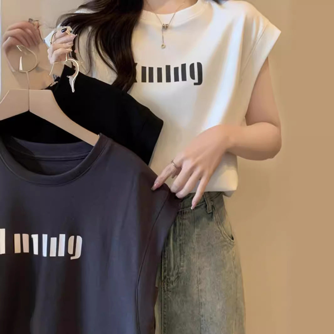 Femme Relaxed Fit Grafik Muskel Tee Stilla