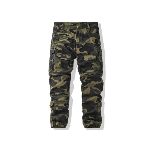 Herre cargo bukser i camouflage-design Stilla