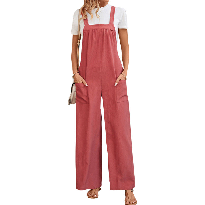 Dame Relaxed Fit Overall Jumpsuit Stilla