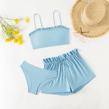 Dame bikini-sæt med smal top og komfortable shorts Stilla