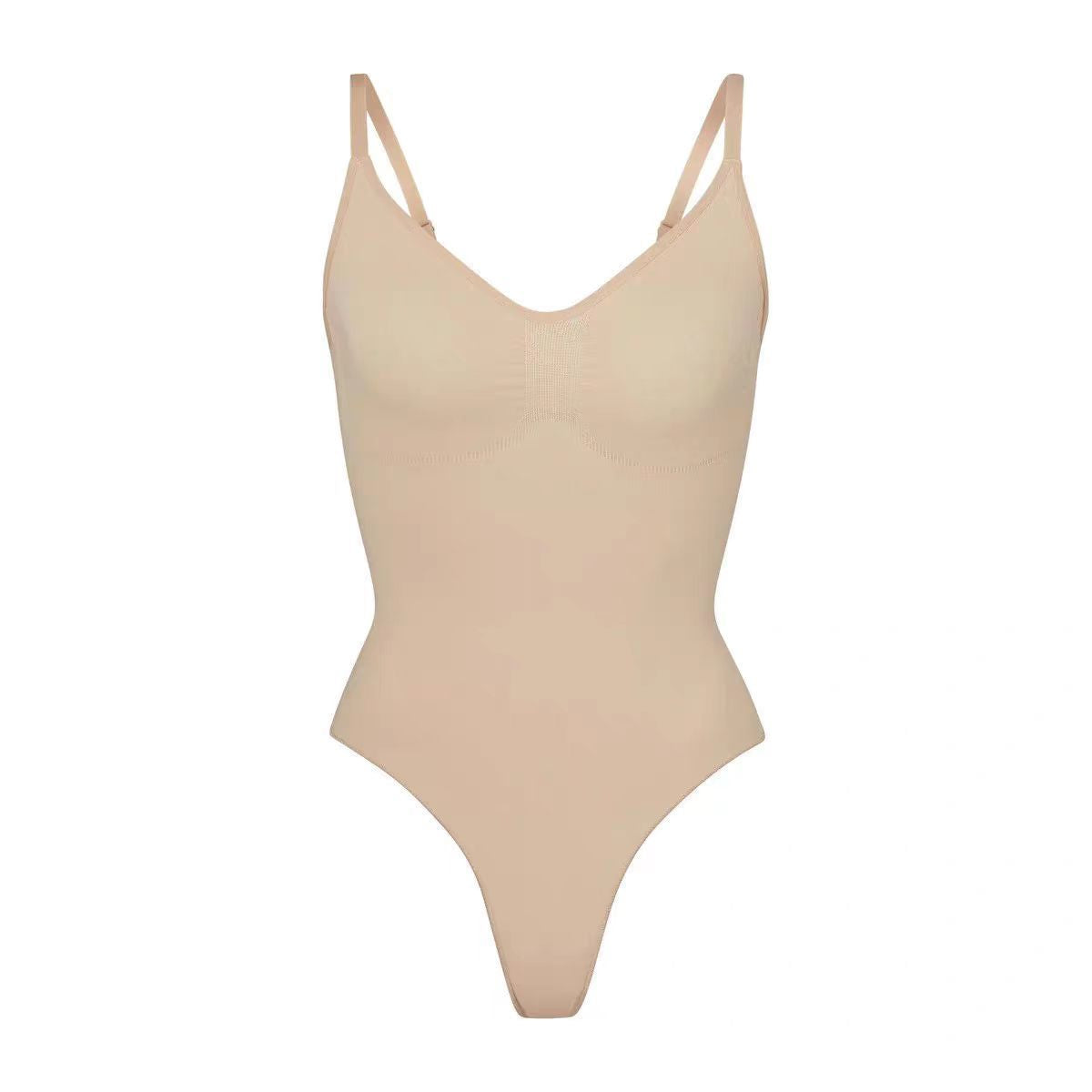 Dame Sømløs Justerbare Stropper Bodysuit Stilla