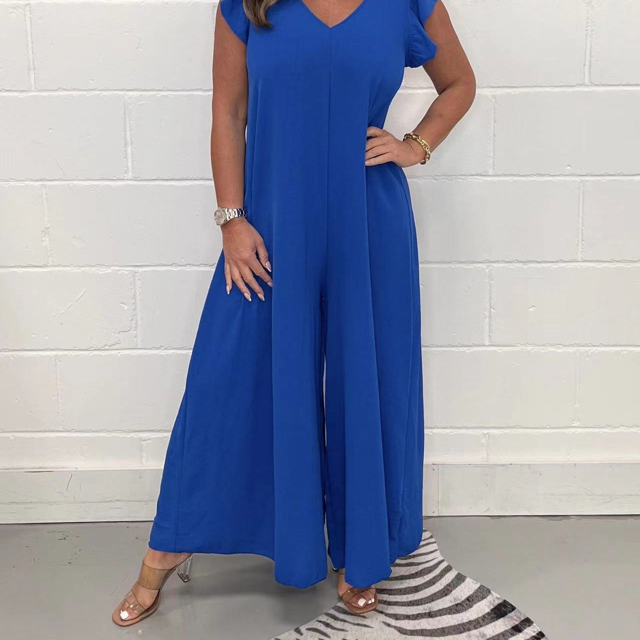 Dame luftig jumpsuit med voluminøs snit Stilla