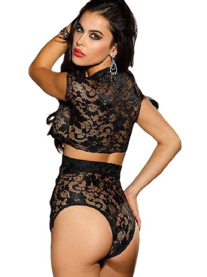 Dame Spidset Cutout Bodysuit Stilla