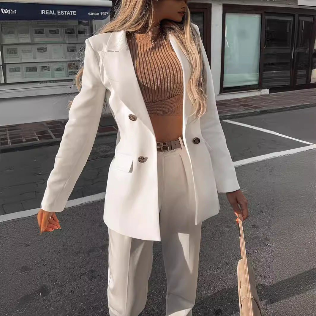 Dame elegant blazer i klassisk snit Stilla