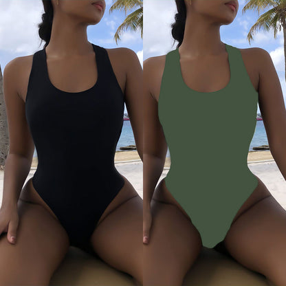 Dame Højskåret Racerback Én-delt Badetøj Stilla