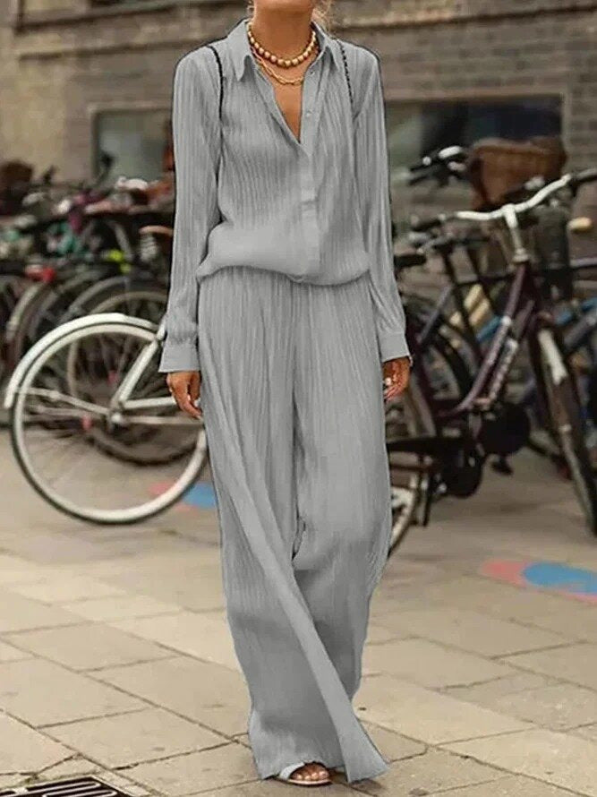 Dame Elegant Faldedragt Sæt Stilla