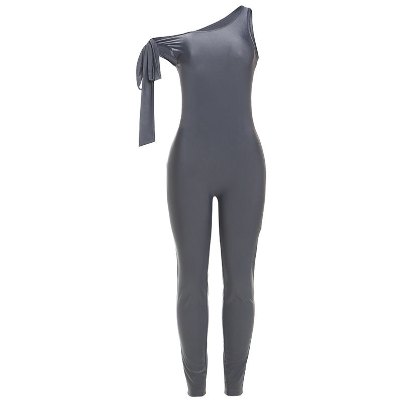 Dame En-sidet Jumpsuit med elegant snit og legende ærmedetalje Stilla