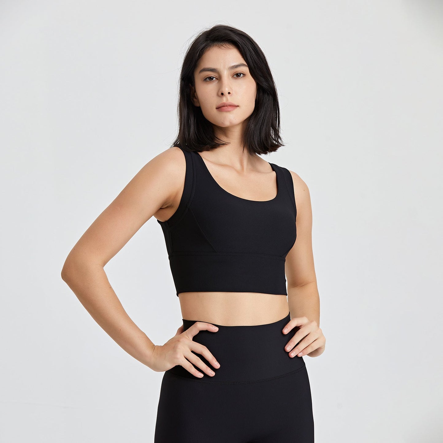 Stilla | Strength Nude Feel Yoga Bra Beauty Back Push up Fitness Vest Til Kvinder