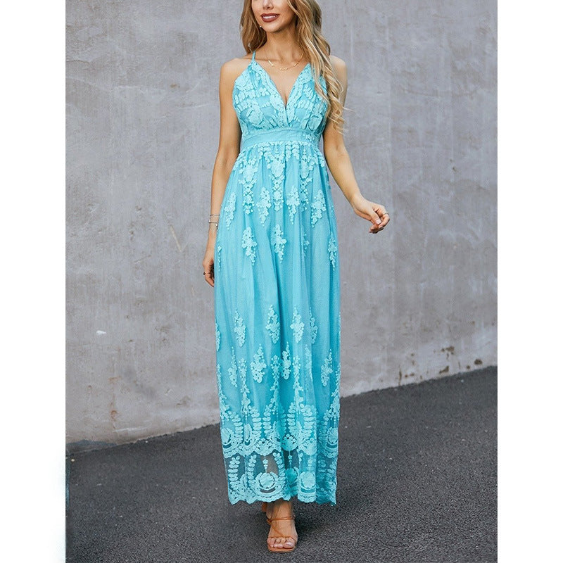 Dame Elegant Floral Maxikjole Stilla