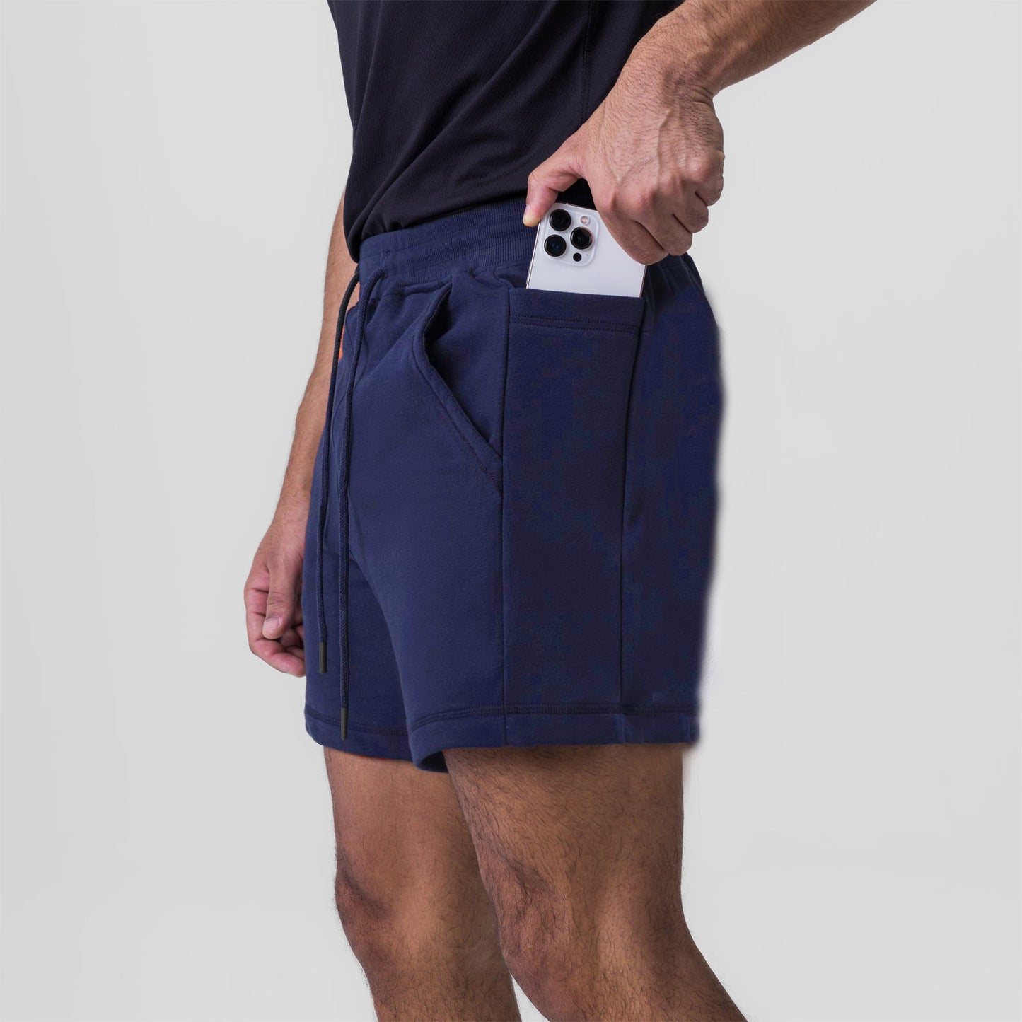 Herrer Sportslige Cargo-Shorts med praktiske lommer og elastisk talje Stilla