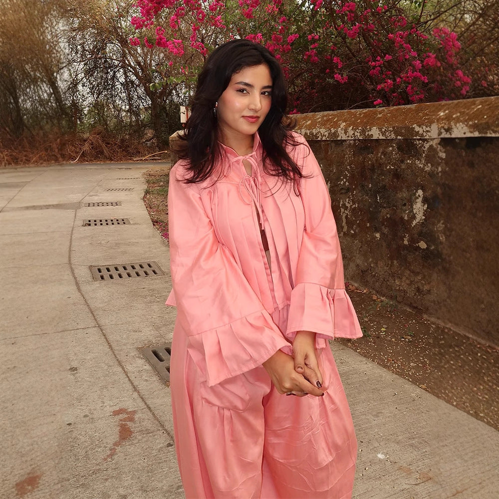 Dame afslappede harem bukser med elastisk talje og praktiske lommer Stilla