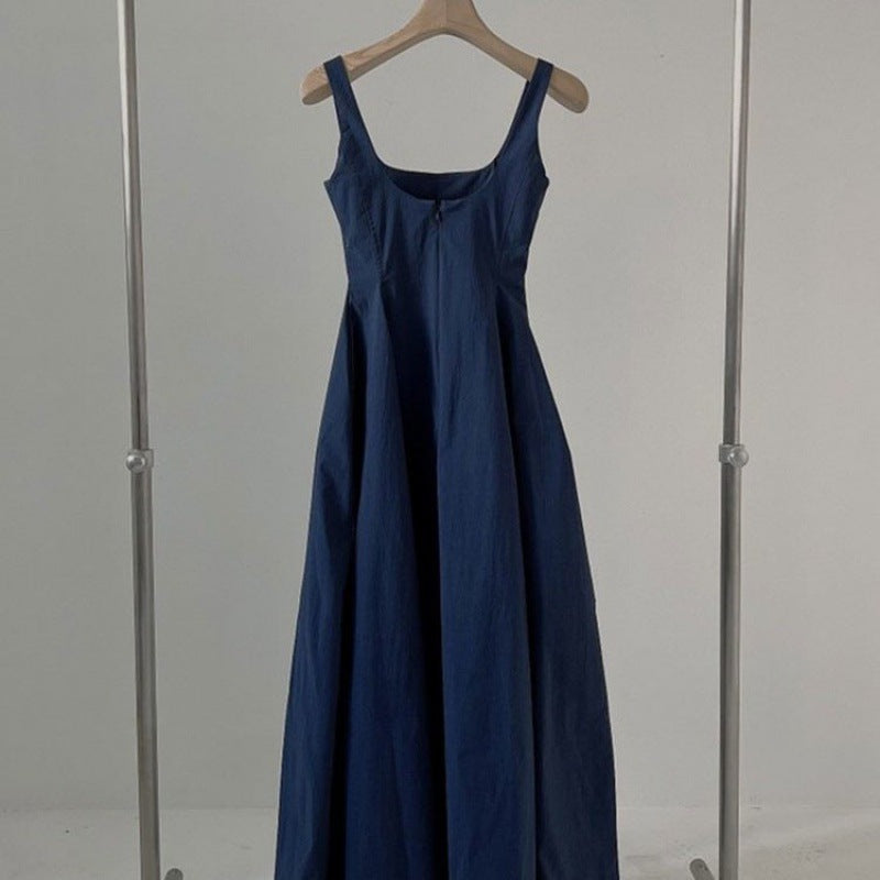 Dame A-linje Uden ærmer Maxikjole Stilla