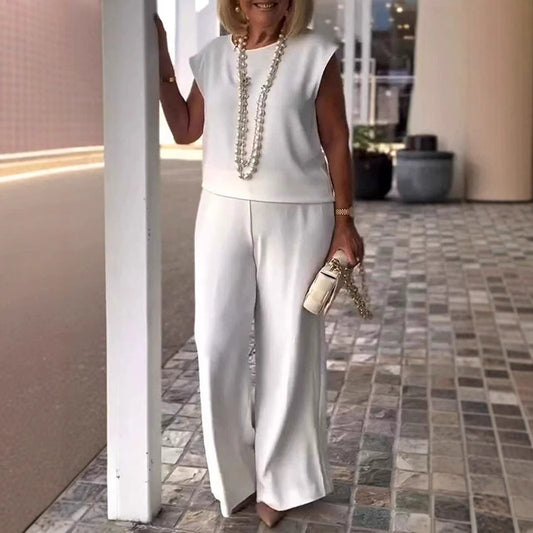 Dame jumpsuit med vidde ben og moderne silhuetter Stilla