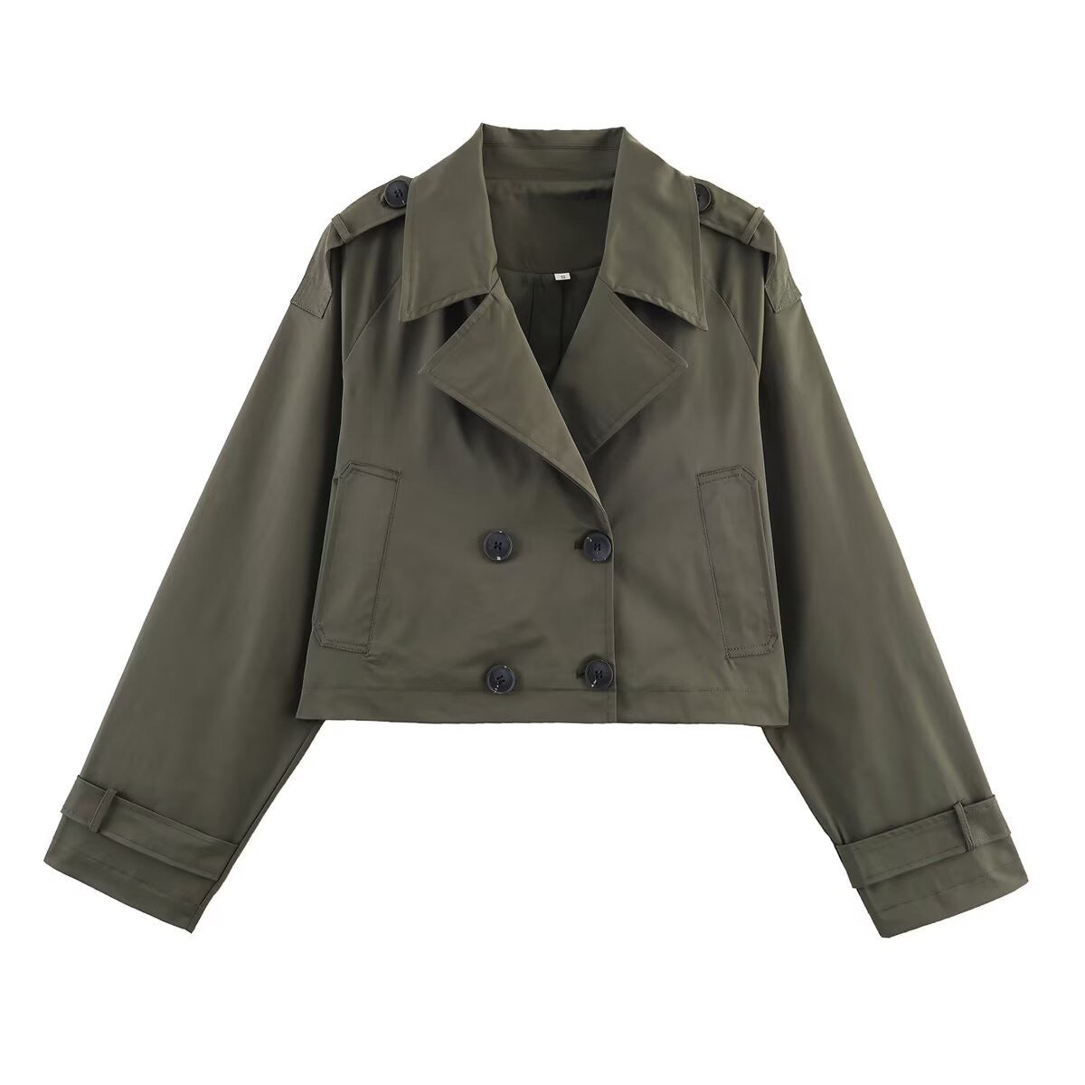 Dame cropped trenchcoat Stilla