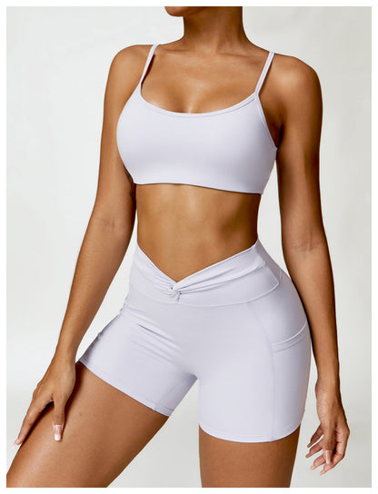 Stilla | Nude Feel Tight Yoga Shorts Casual Outdoor Running Og Motion Fitness Bukser