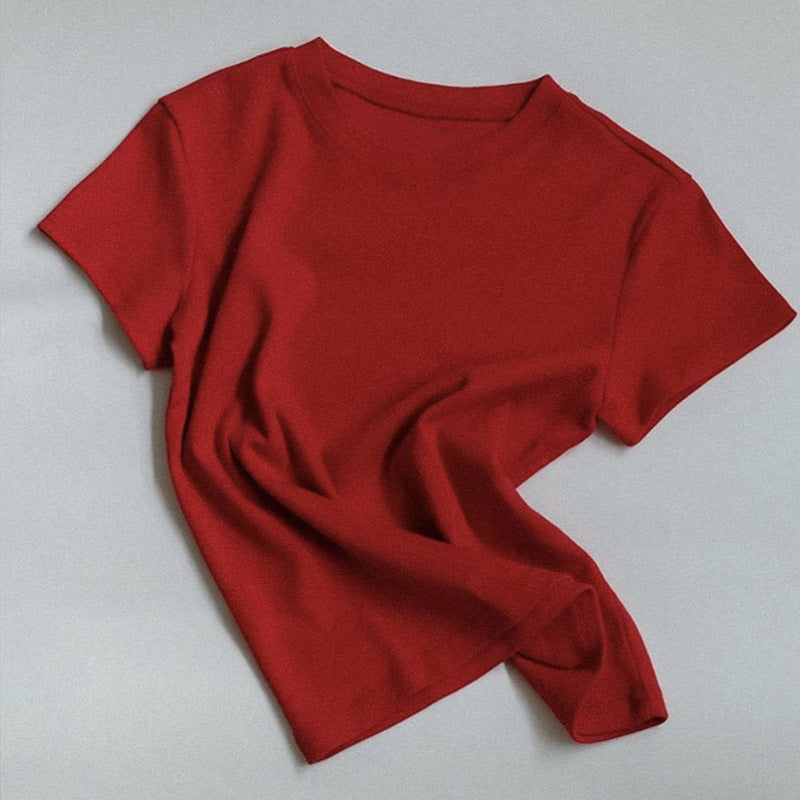 Dame afslappet oversized T-shirt i kvalitetsbomuld med moderne snit Stilla