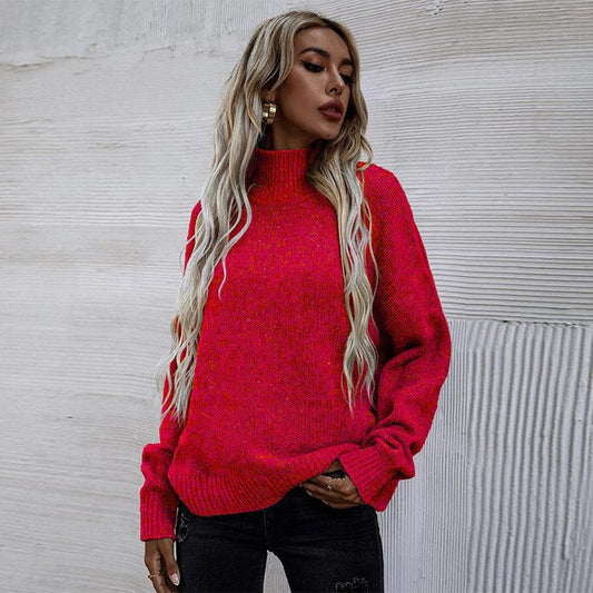 Dame sweatshirts med høj krave og afslappet oversized pasform Stilla
