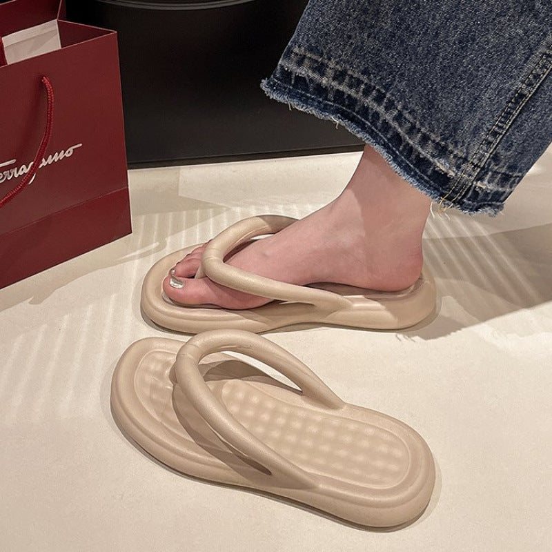 Dame Komfortable Fritidsflip-Flops med smidig design og skridsikker sål Stilla