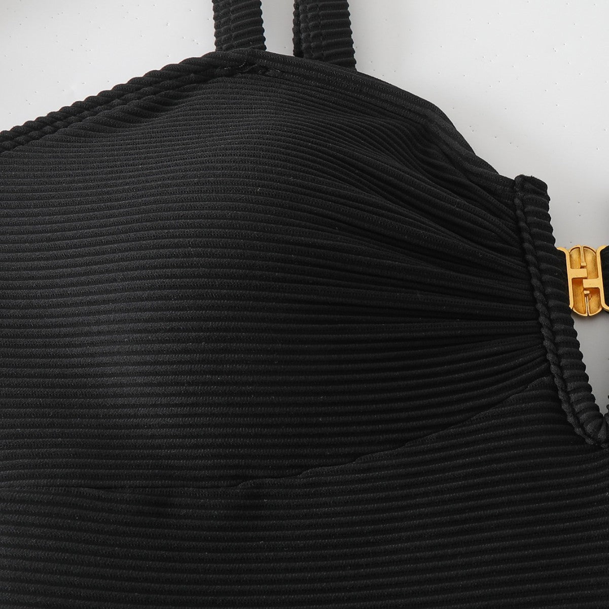 Dame Eintøjs badedragt med moderigtig lynlås og elegant ribstruktur Stilla