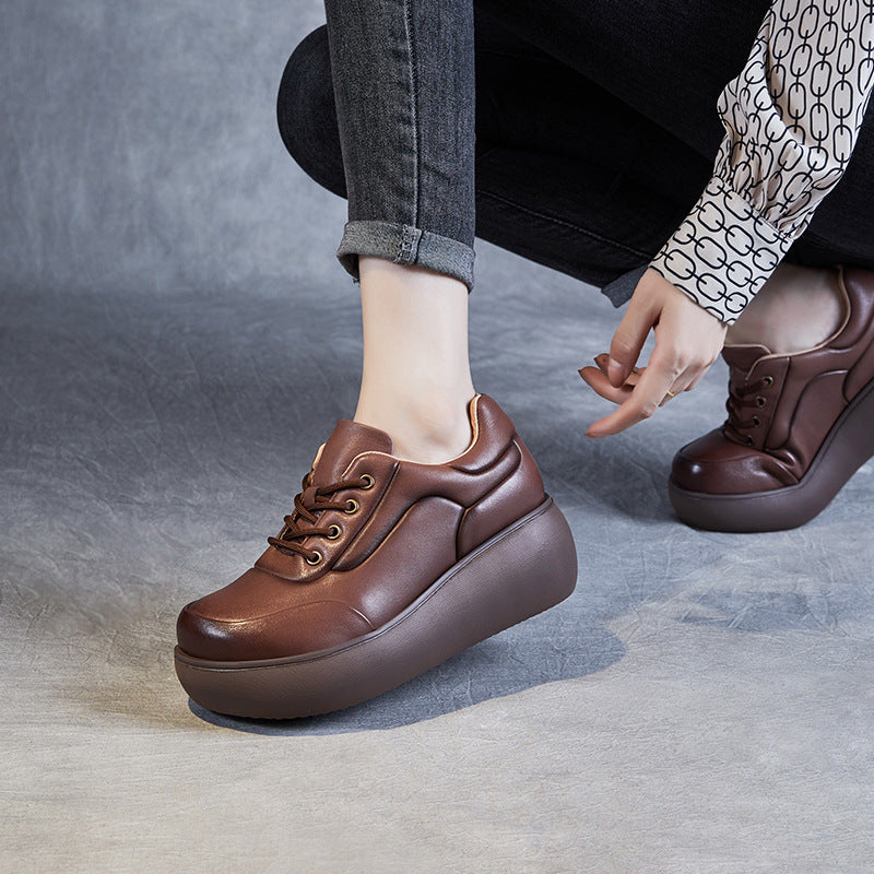 Dame Chunky Platform Sneakers med ergonomisk støtte Stilla
