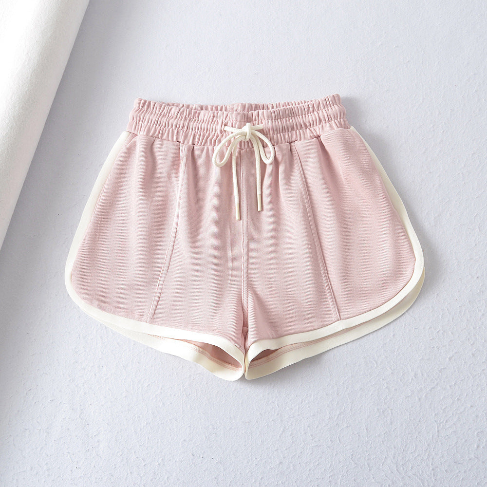 Dame Sporty Sweatshorts med elastisk talje og praktiske lommer Stilla