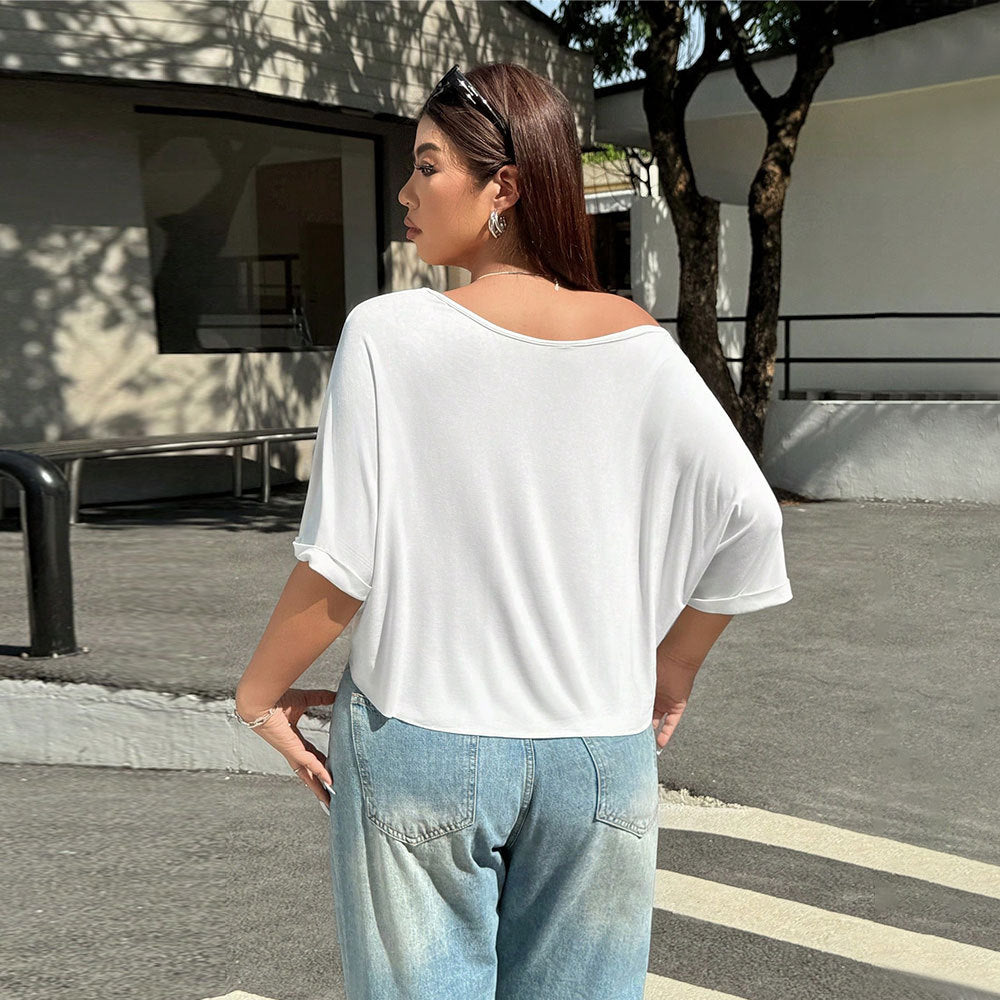 Dame afslappet Oversize-bluse med bred pasform og afslappet design Stilla