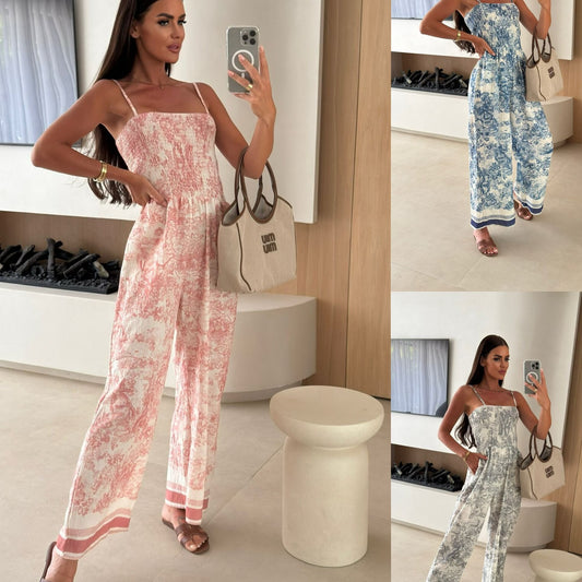 Dame Floral Print Jumpsuit Stilla