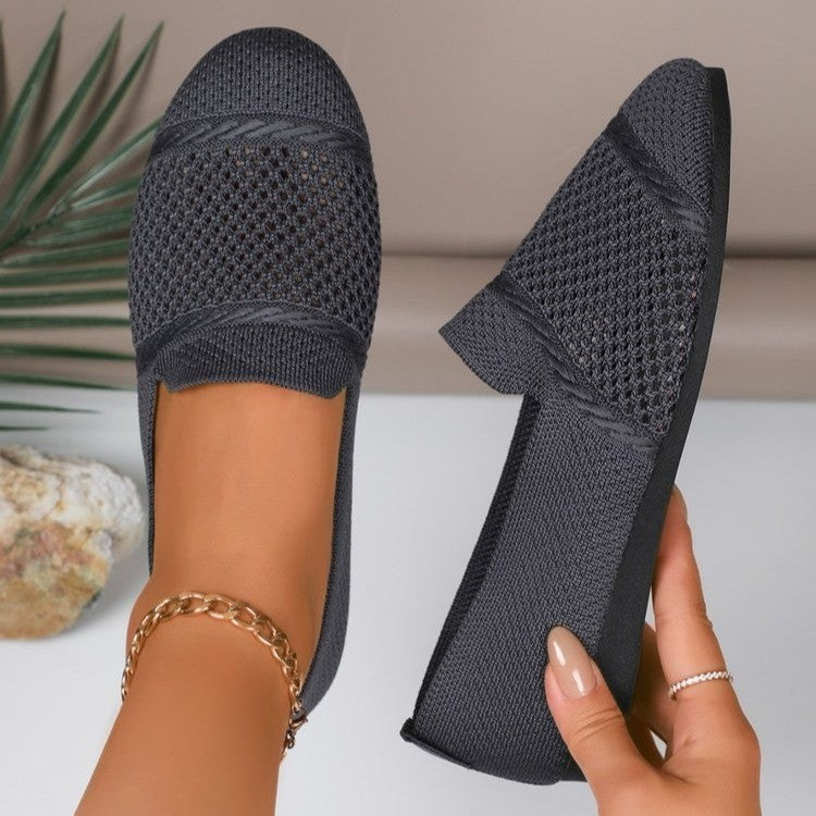 Dame Åndbare Sneakers med elastisk Inklusion Stilla