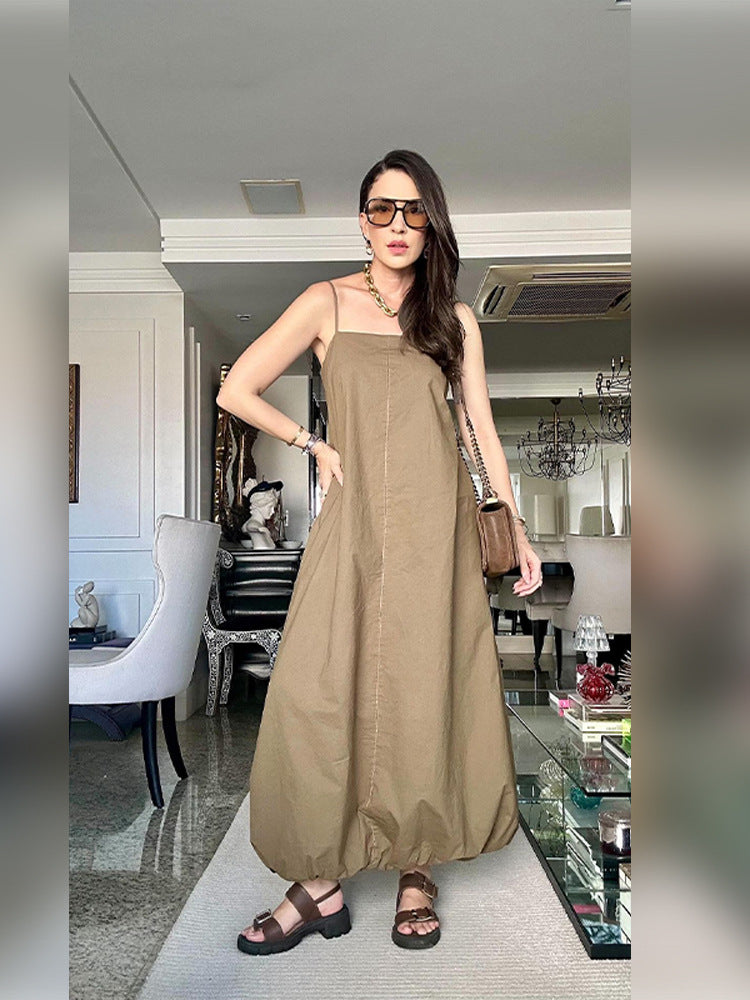 Dame afslappet maxikjole med luftig silhuet og moderne design Stilla