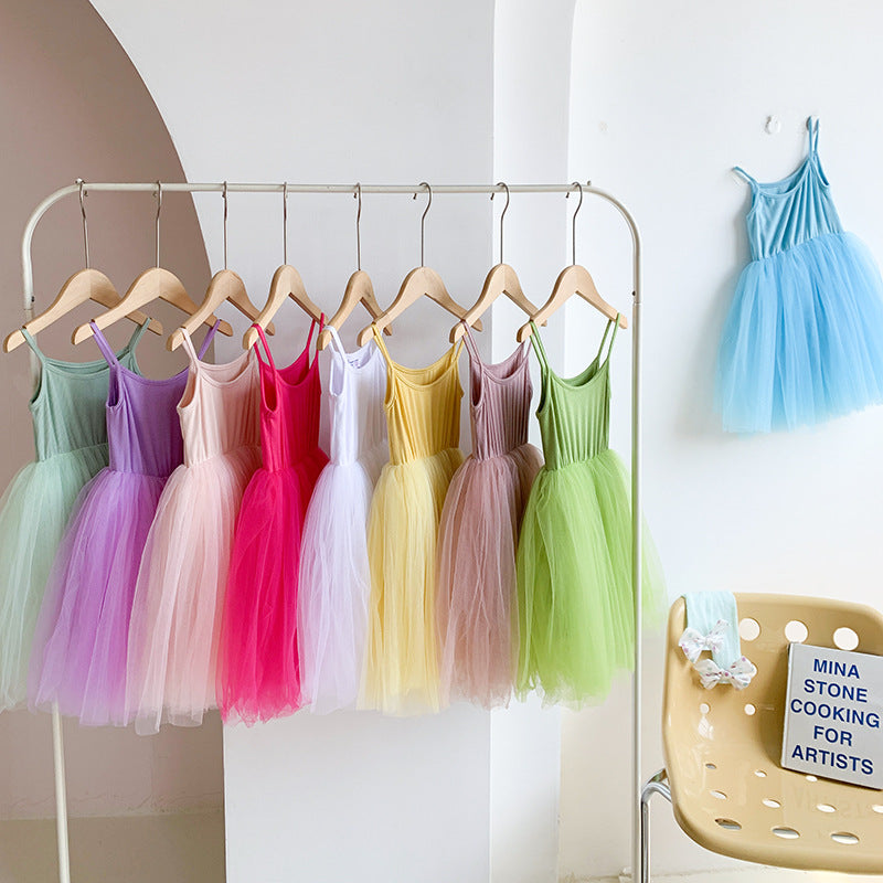 Pige Tulle Skater Dansekjole Stilla