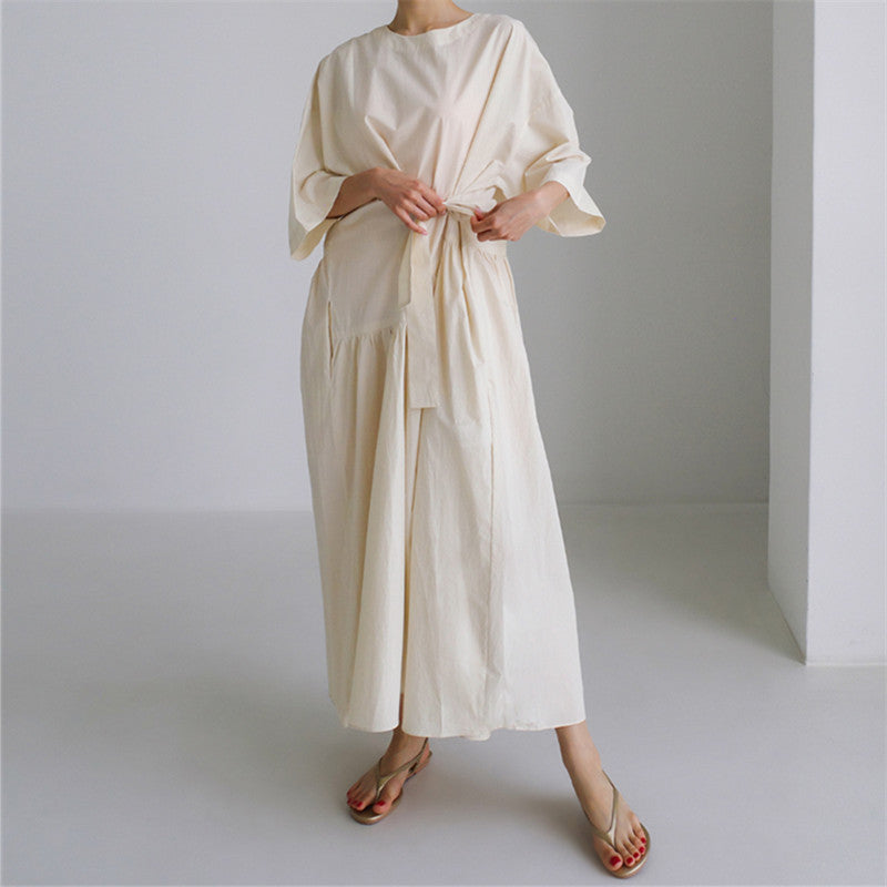 Dame afslappet kjole med voluminøs nederdel Stilla