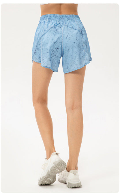 Stilla | Løse Åndbare Løbe Træningsshorts Hurtigtørrende Yoga Fitness Shorts Med Anti Udblæsning Foring