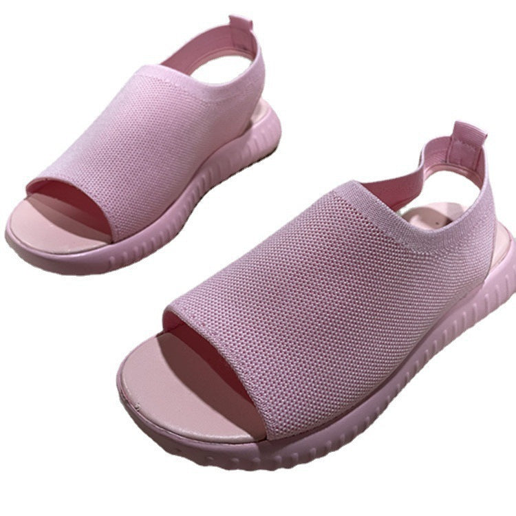 Dame Åbne Sneakers-Pantoleter med åndbart Mesh-Overmateriale og skridsikker sål Stilla