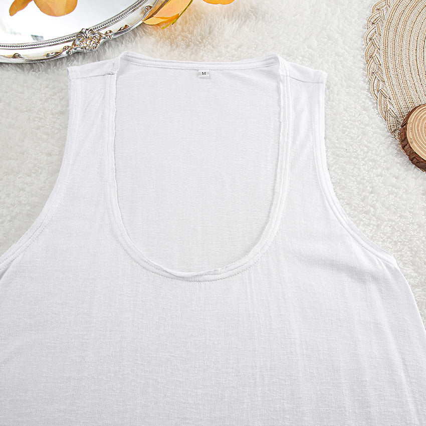 Dame afslappet lounge sæt med forkortet top og vide bukser Stilla