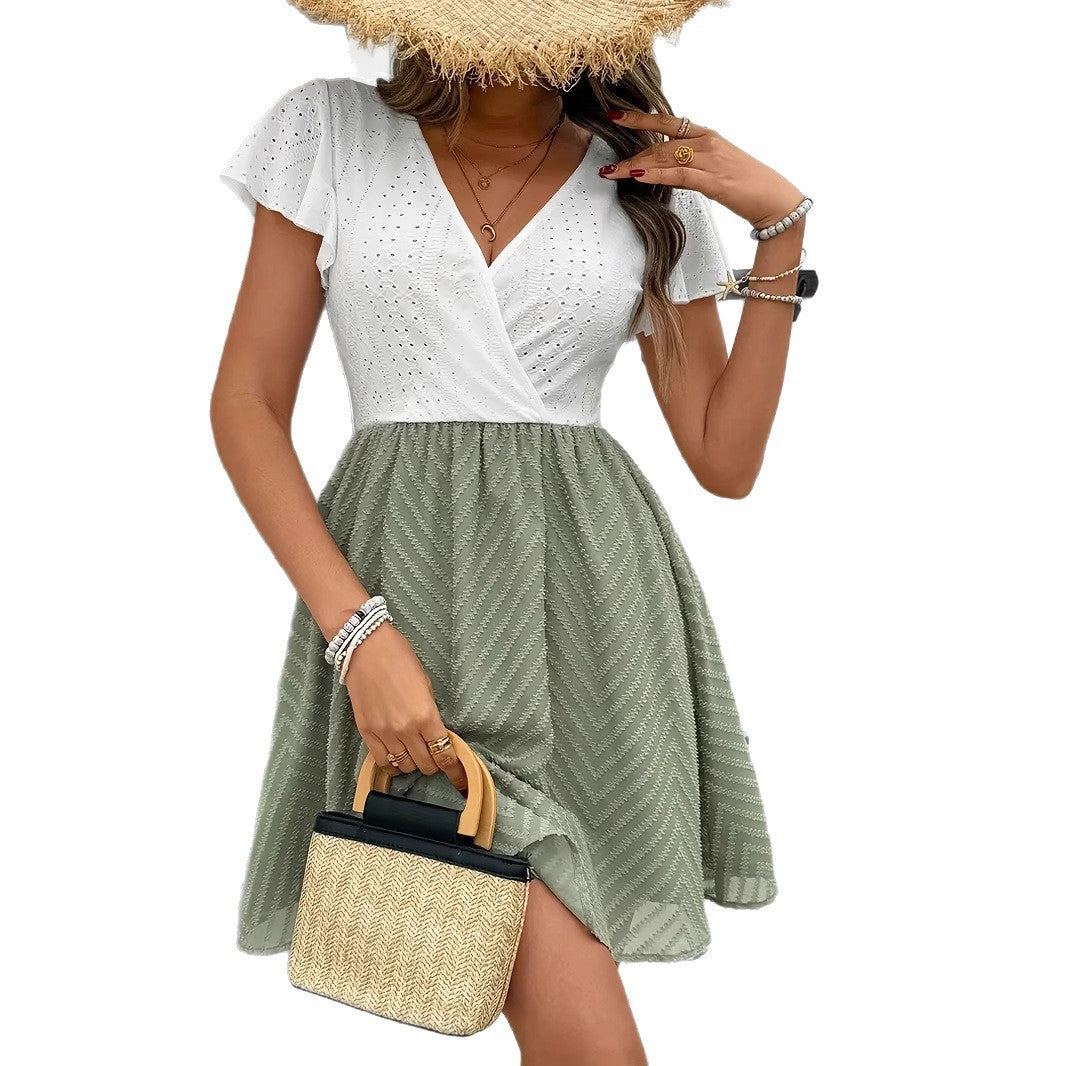 Dame A-linje sommerkjole Stilla