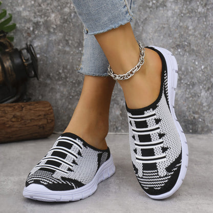 Dame Åndbare Slip-On Sneakers med fleksibelt Overmateriale og skridsikker Sål Stilla