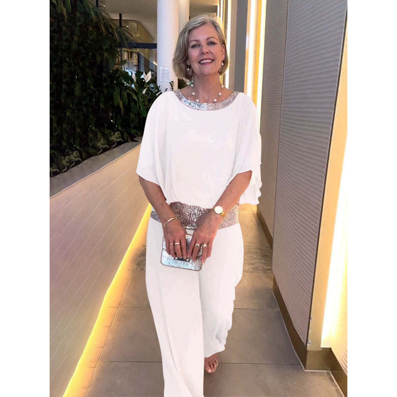 Dame Elegant Aften-Jumpsuit Stilla