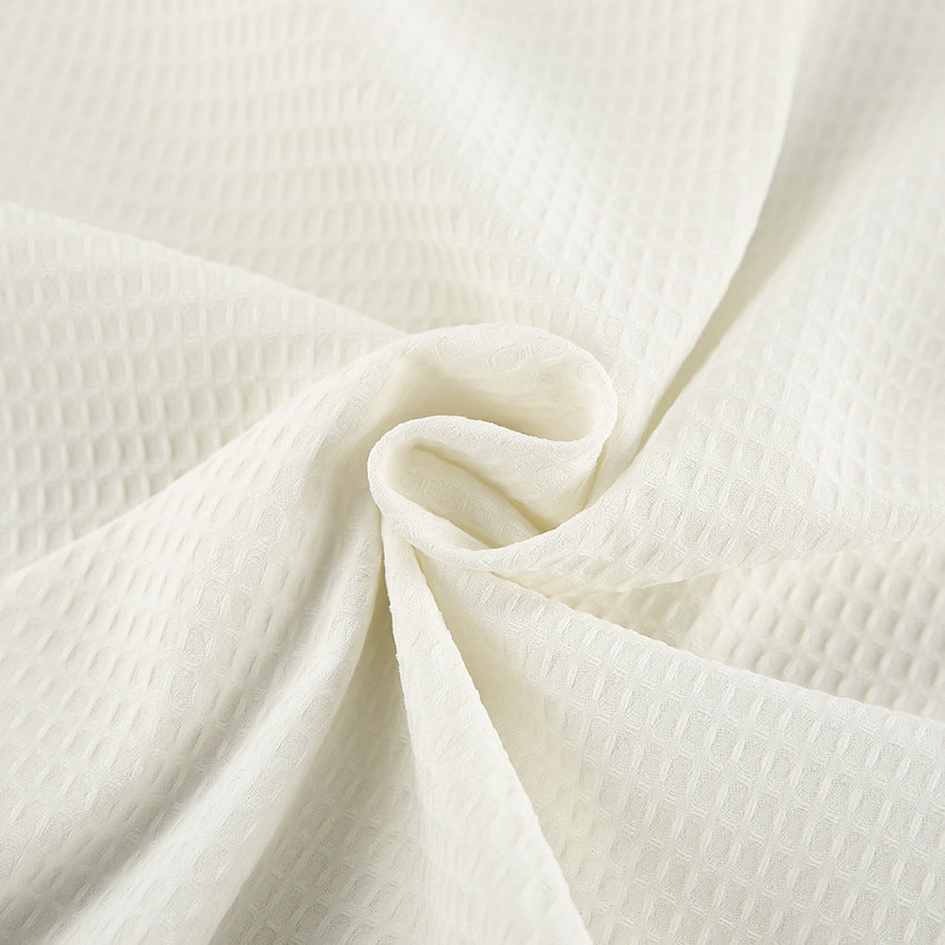 Dame afslappet fritids-sæt bestående af kort skjorte og shorts med knap-design og blødt stof Stilla