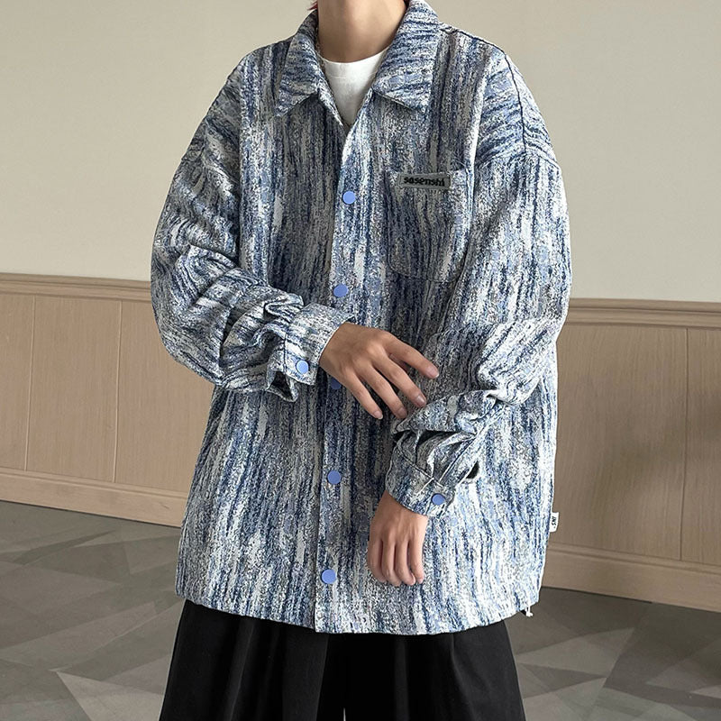 Dame plus size jakke i struktureret stof Stilla