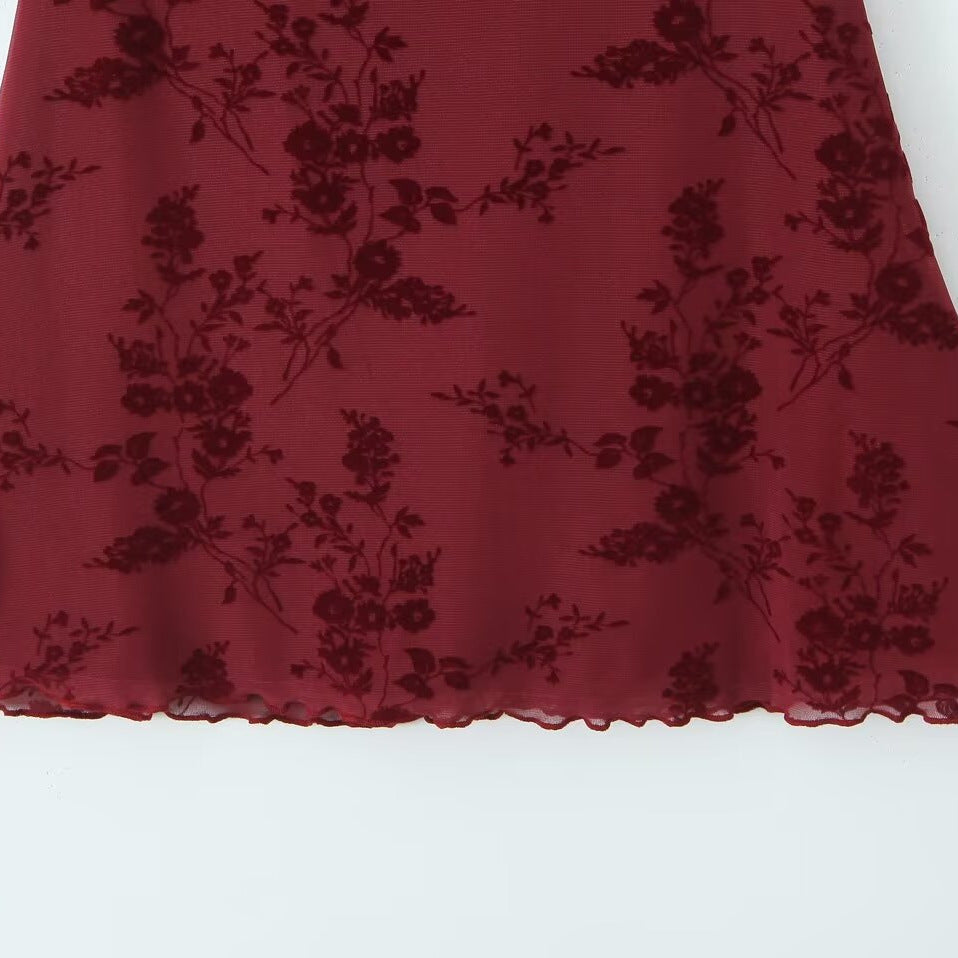 Dame afslappet sommerkjole med blomster mønster og luftig pasform Stilla