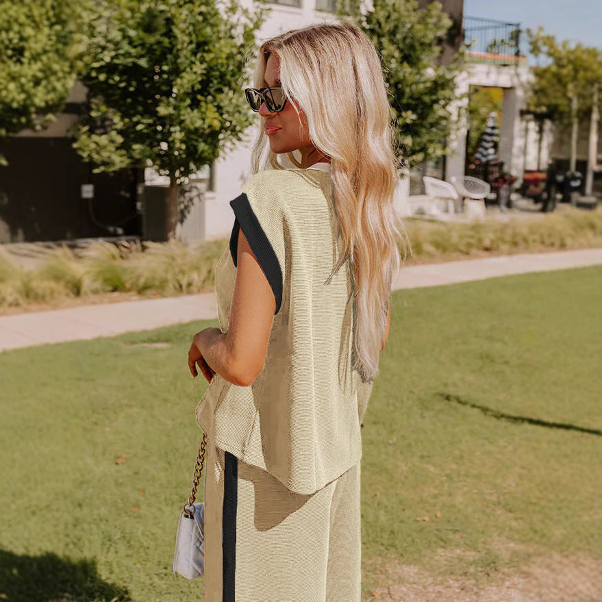 Dame afslappet jakkesæt med blødt materiale og praktiske lommer Stilla