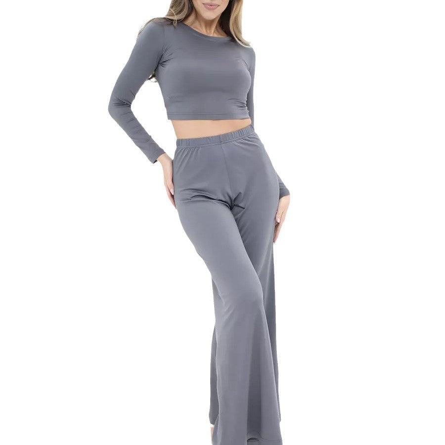 Dame afslappet lounge-sæt med blødt stof og elegant pasform Stilla